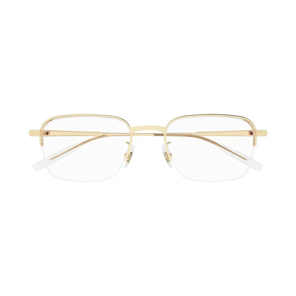 Mont Blanc MB0220OA Eyeglasses Gold Metal Rectangle